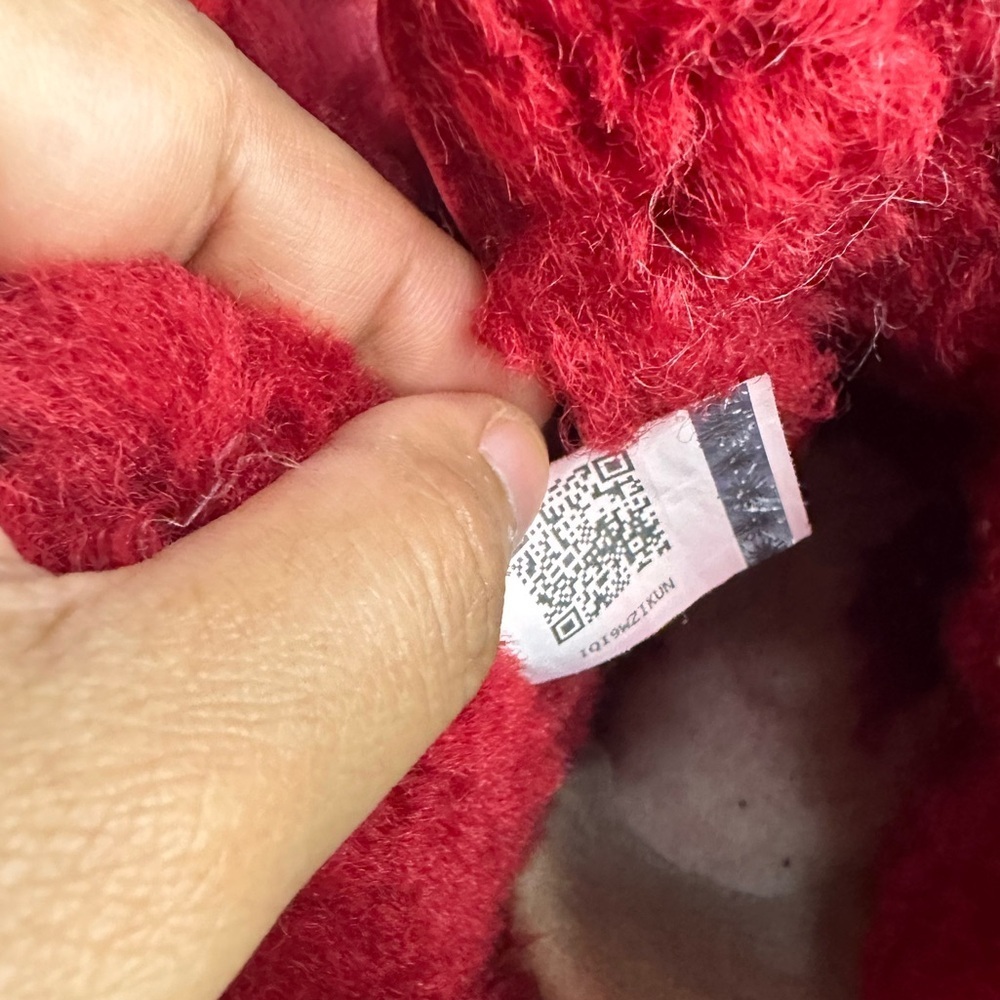 UGG kids selene bow winter boots in red - Picture 10 of 14